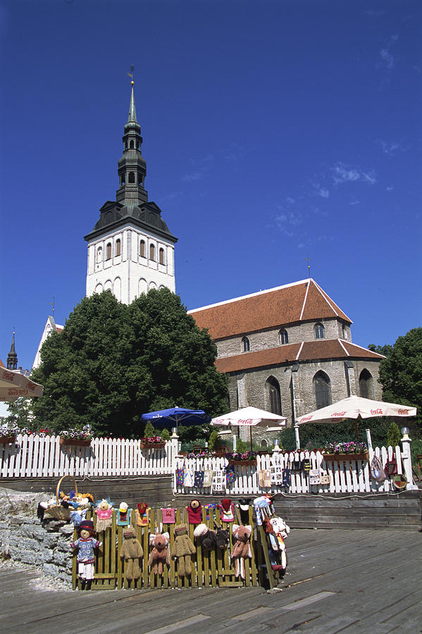 St. Nicholas Church, Old Town, Tallinn, Estonia Photograph by Dallas and John Heaton