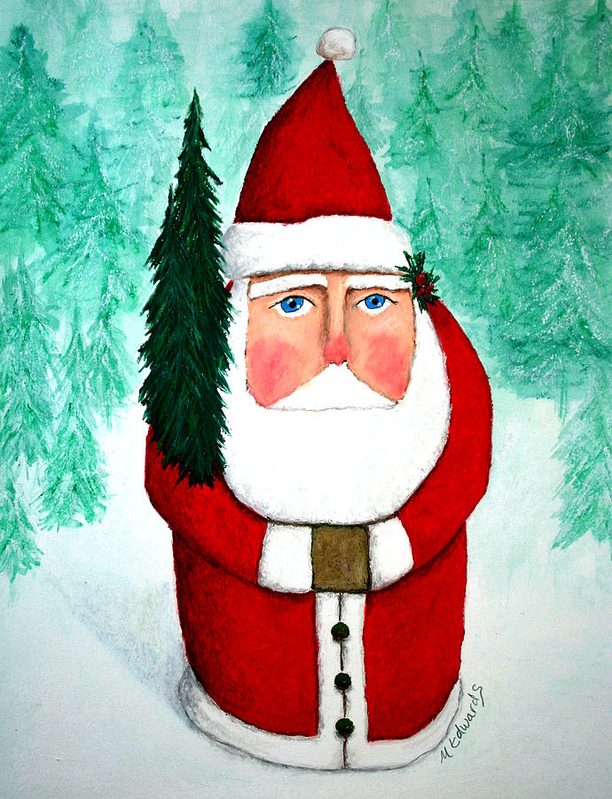 St Nicholas Painting by Marna Edwards Flavell
