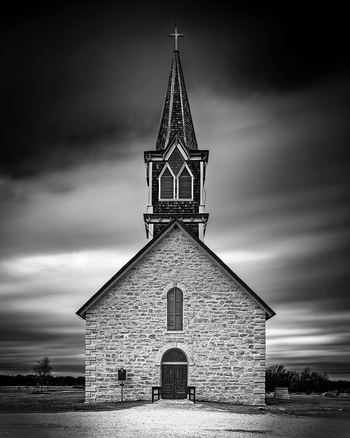 St. Olafs Kirke 1886 Photograph by Mike Schaffner