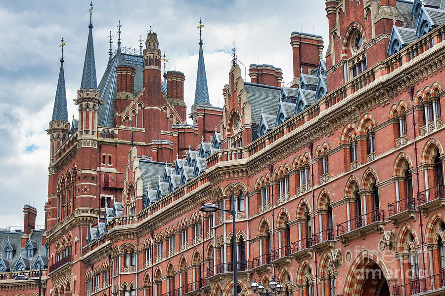 St Pancras Architecture  Photograph by Tim Gainey