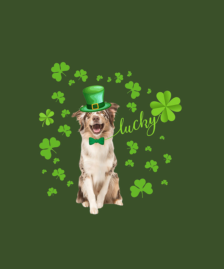 Lucky St Patty Day Shirt Irish Dog Mom Love St Patricks Day Shirt St Patty Day T-Shirt St Patrick's Day T-Shirt Heart