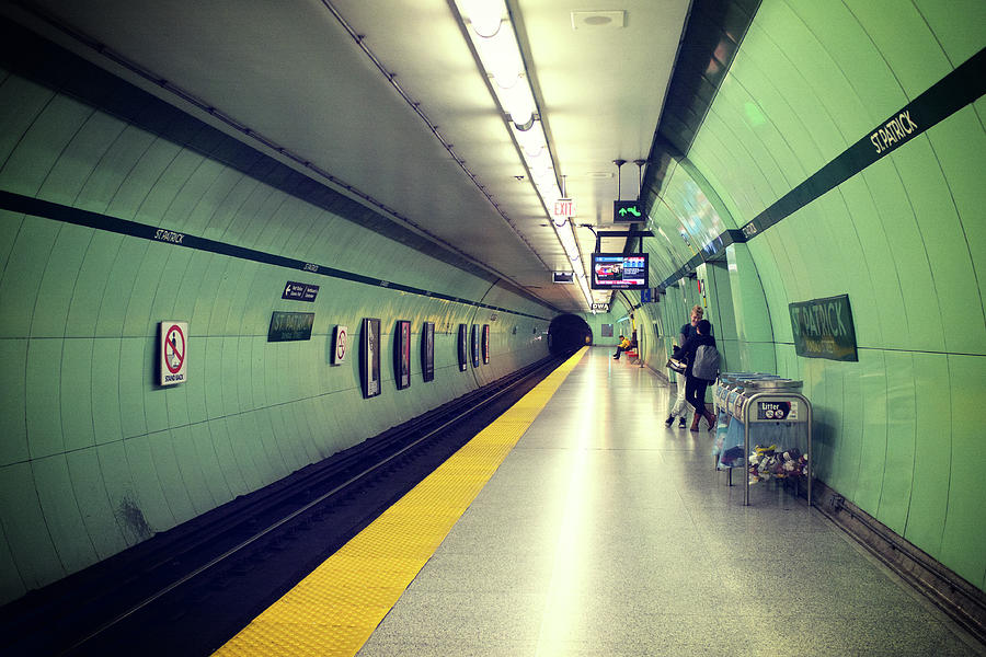 St. Patrick Subway Tunnel In Toronto Photograph