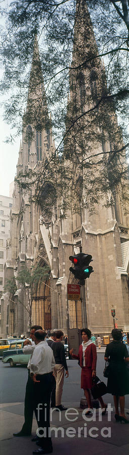 St. Patricks Cathedral, c. 1960s Photograph by Science Source