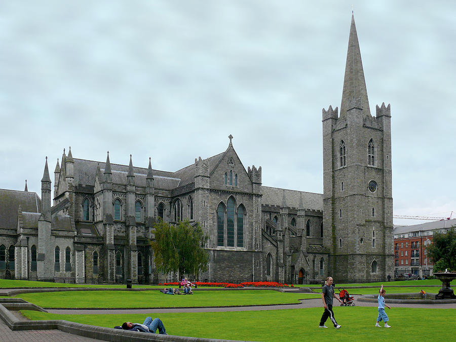 St Patricks Cathedral Dublin Ireland H Photograph by Mike McGlothlen