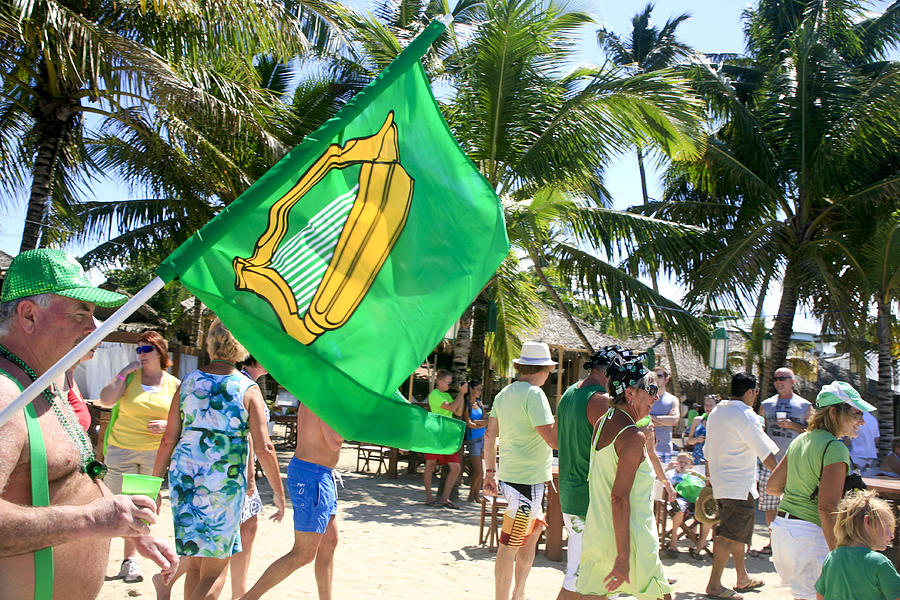 St. Patricks Day Parade, Cabarete, Dominican Republic Photograph by DonFord1