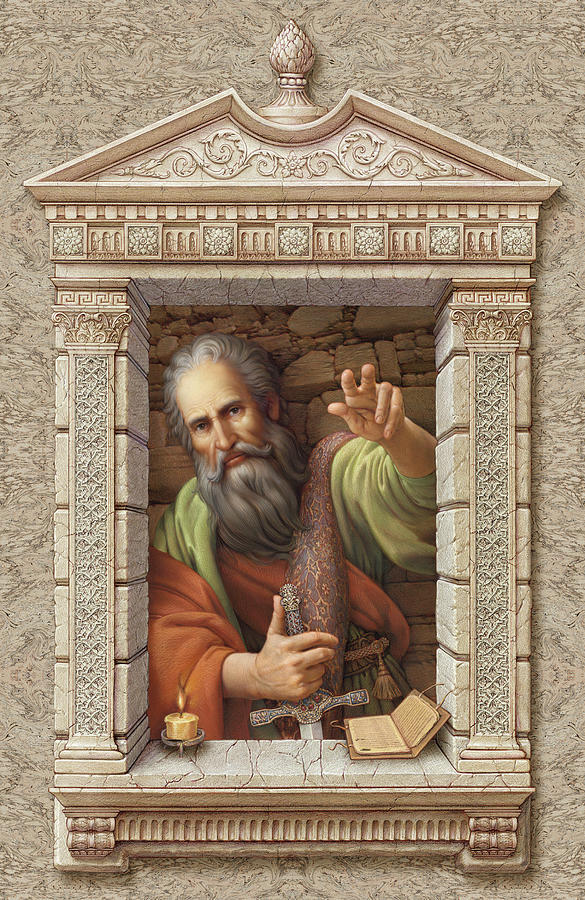 St. Paul Painting by Kurt Wenner