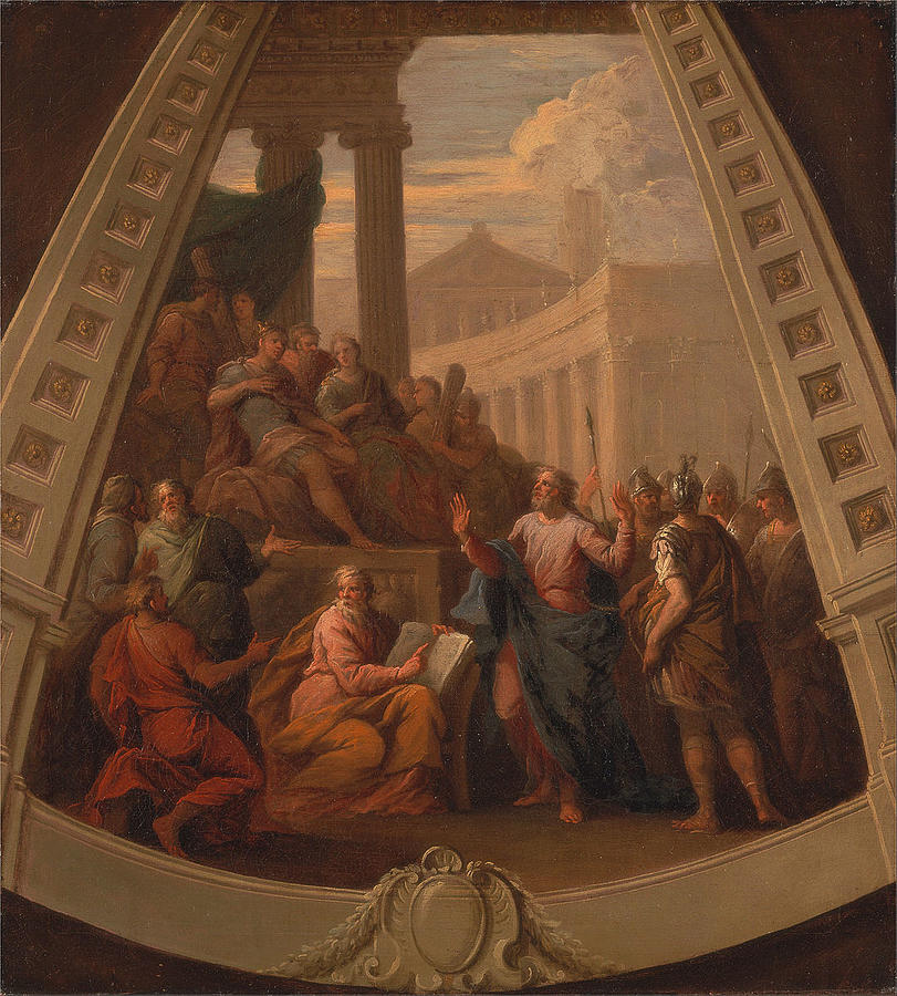 St Paul before Agrippa Photograph by Paul Fearn