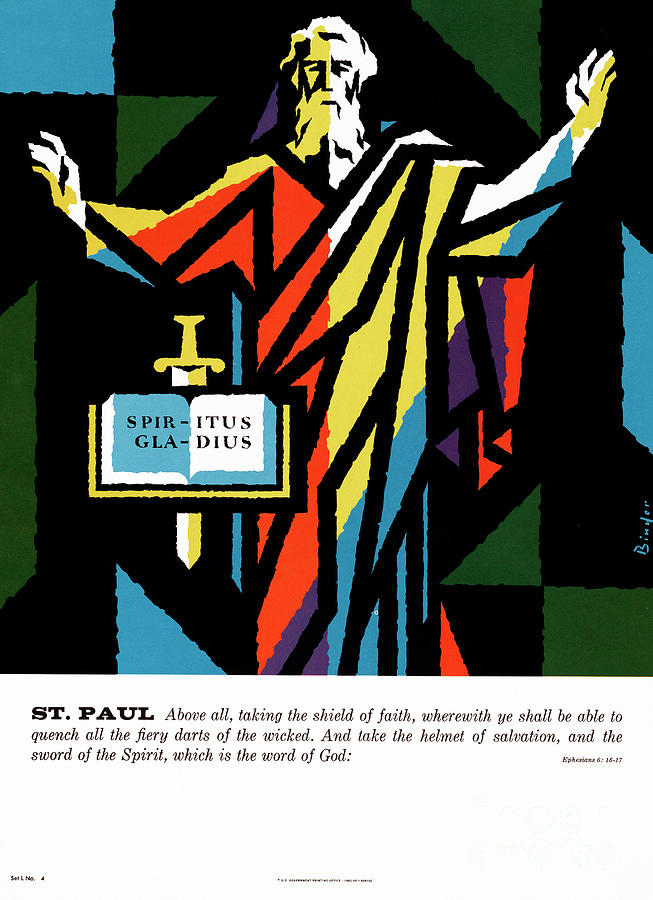 St Paul Poster, 1962 Drawing by Joseph Binder