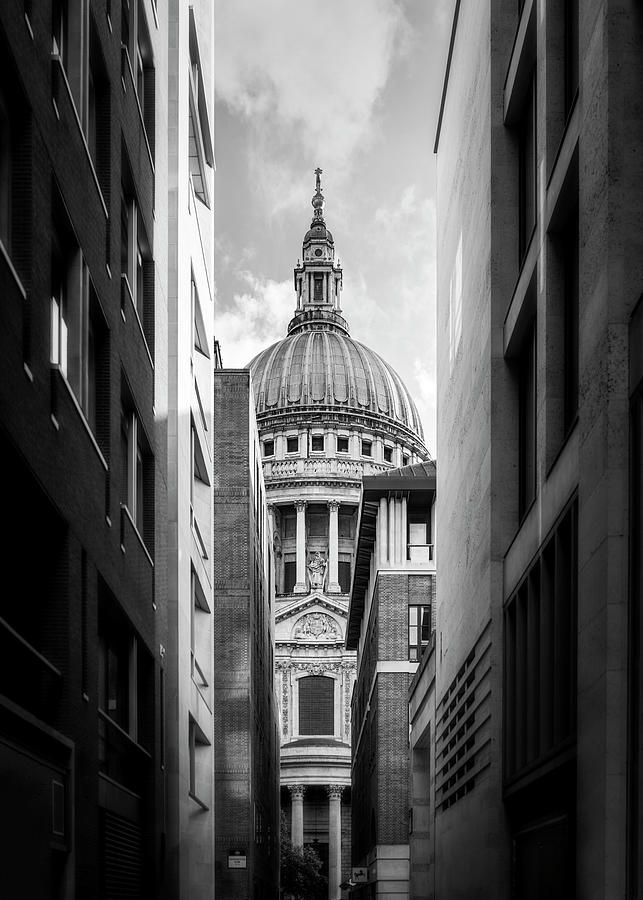 London Photograph - St. Pauls Abstract View by Matt Hammerstein