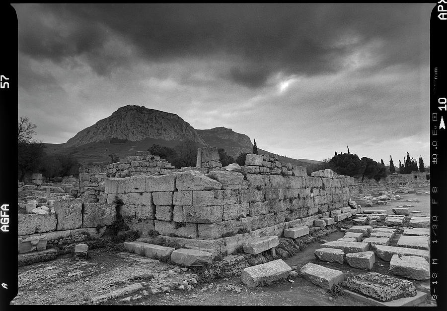 St. Pauls Bema in ancient Corinth Photograph by Ioannis Konstas