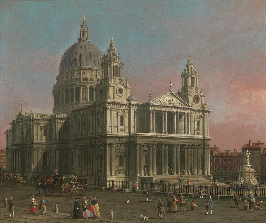 St. Pauls Cathedral #5 Painting by Lagra Art