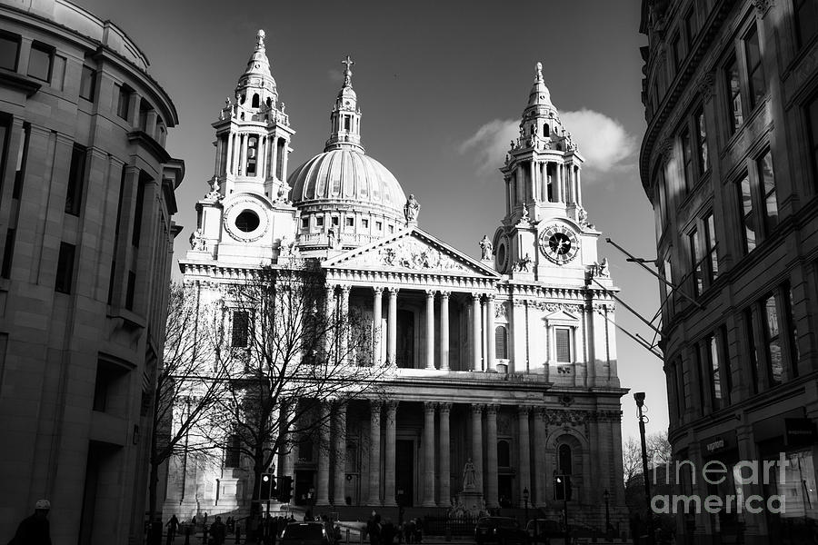 St Pauls Cathedral In Monochrome Photograph