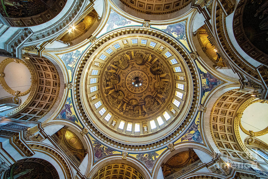 St Pauls Cathedral Magnificent Dome London England Photograph by Wayne ...