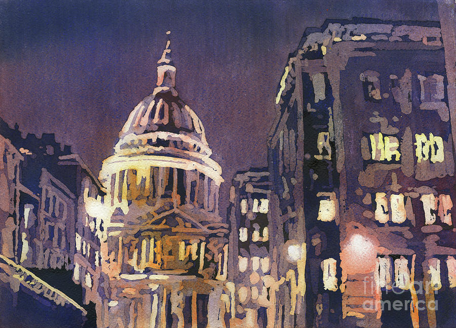 St. Pauls Cathedral Painting by Ryan Fox