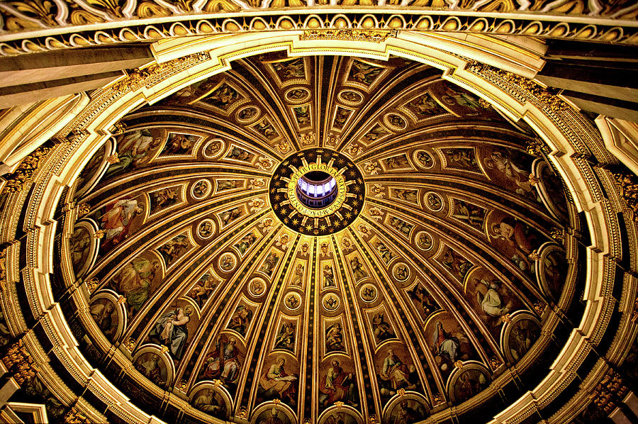 St Pauls Ceiling Photograph by Mark Gomez