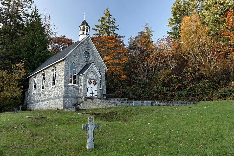 St. Pauls Church at Fulford Harbour Photograph by Michael Russell