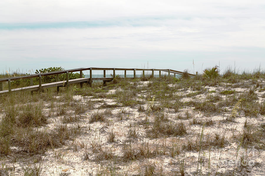 St. Pete Florida Pass-a-Grille Beach Boardwalk Photo Photograph by Paul ...