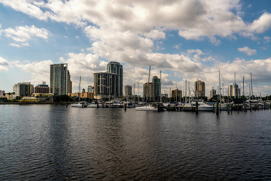City Photograph - St. Pete Skyline by Ric Schafer City Photograph - St. Pete Skyline by Ric Schafer