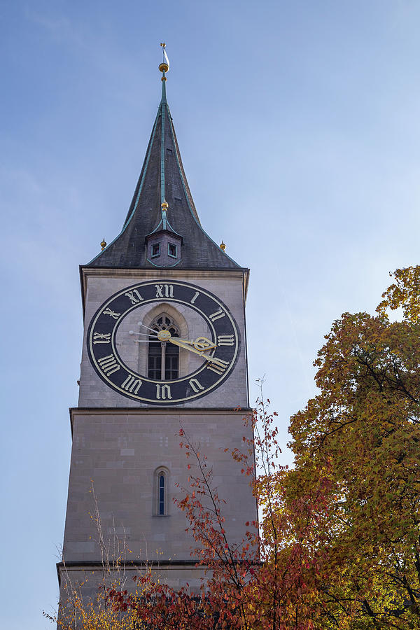 St. Peter Church Clock 2 Photograph by Cindy Robinson