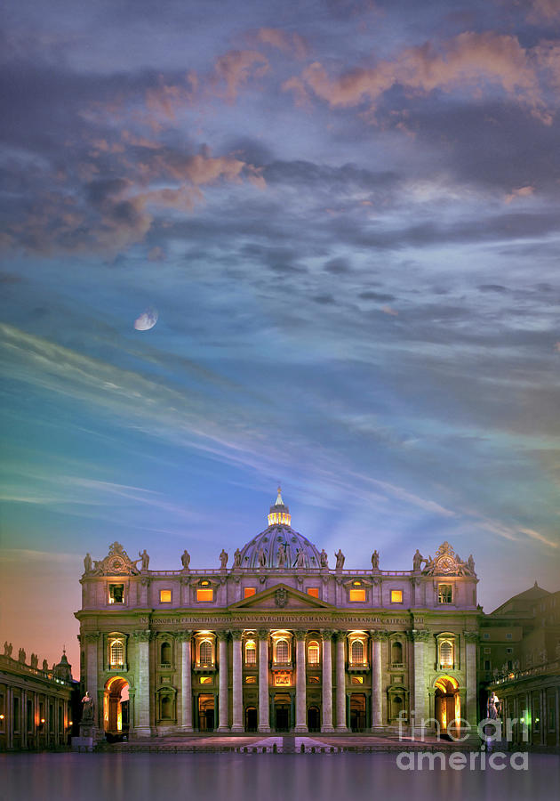 St. Peters Basilica Photograph by Edmund Nagele FRPS