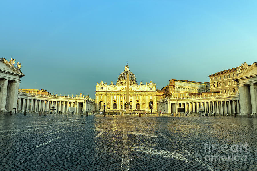 St Peters Basilica Photograph by Tom Watkins PVminer pixs