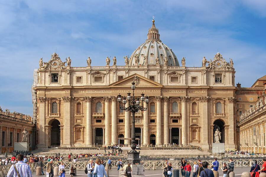 St. Peters Basilica, Vatican City Photograph by Mano Chandra Dhas ...