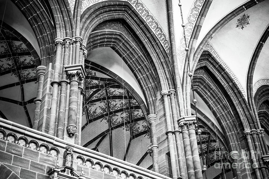 St Peters Cathedral arches Photograph by Paul Quinn