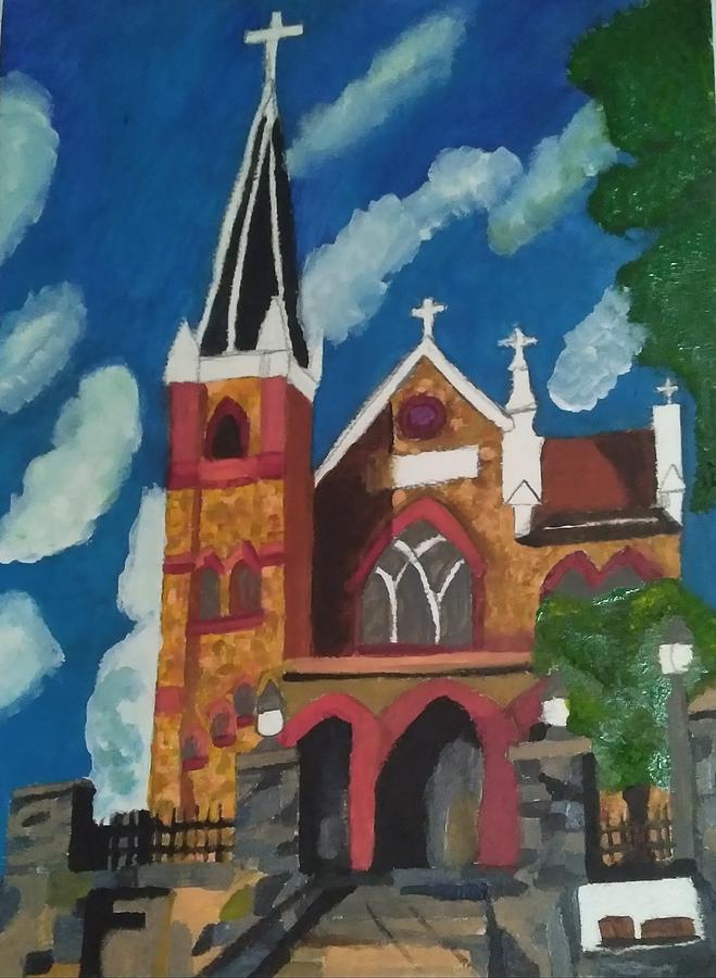 St Peters Church Painting by Brittanie Mood - Fine Art America