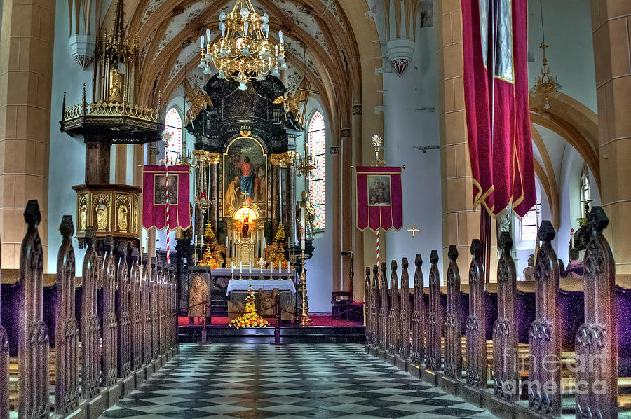 St. Peters Church - Radovljica - Slovenia Photograph by Paolo Signorini