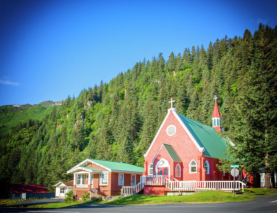 St. Peter's Episcopal Church Seward Alaska Photograph by Joseph S