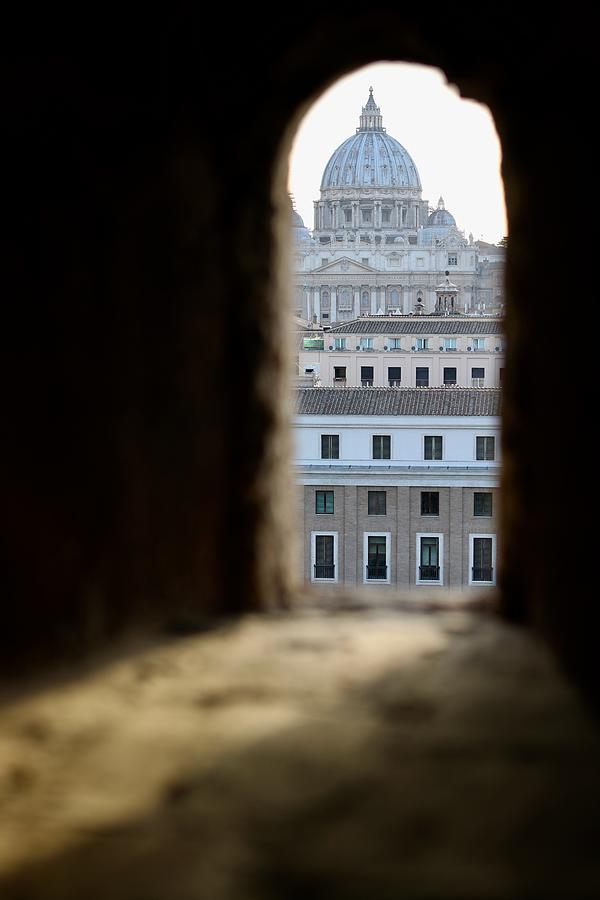 St. Peters from Castel SantAngelo Photograph by Jim Albritton