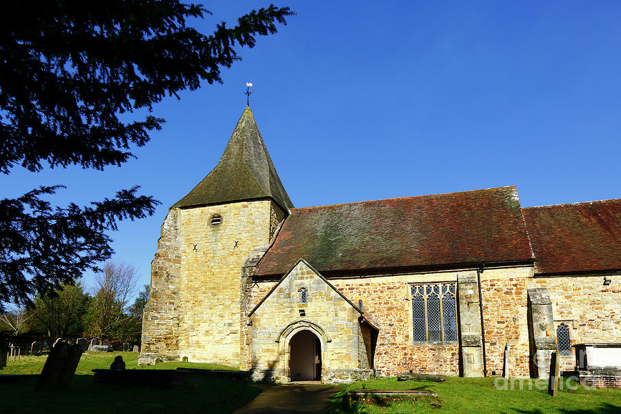 St Peters Old Church near Pembury Kent England Photograph by James Brunker