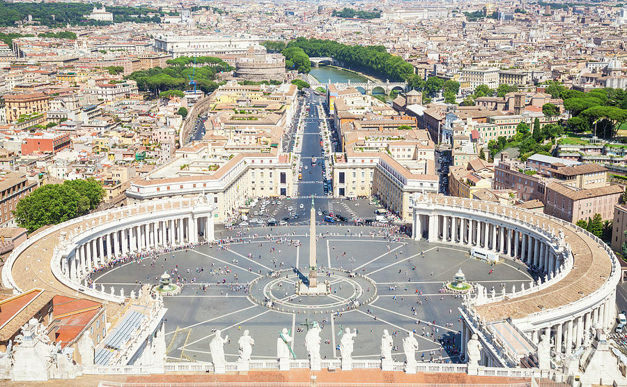 St Peters Square, Rome Photograph by Neale And Judith Clark