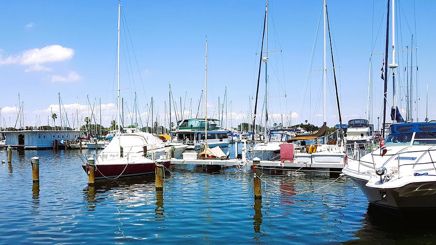 St. Petersburg Marina Photograph by Michael VanPatten - Fine Art America