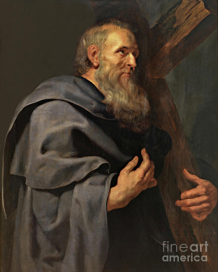 St. Philip - CXPHP Painting by Peter Paul Rubens