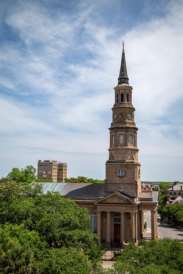 St. Philips Church in Charleston, SC 2 Photograph by Cindy Robinson