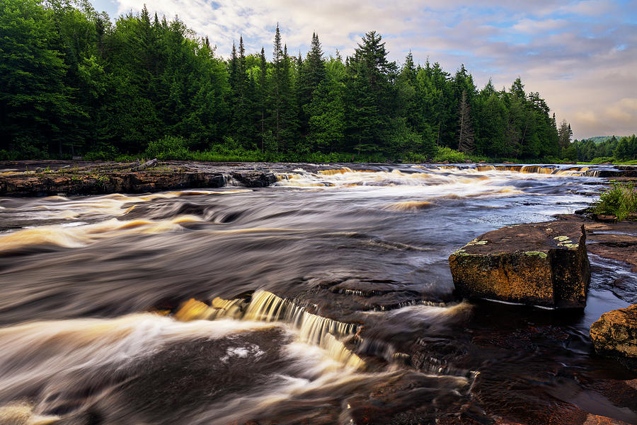St. Regis River Rapids Photograph by Andy Crawford