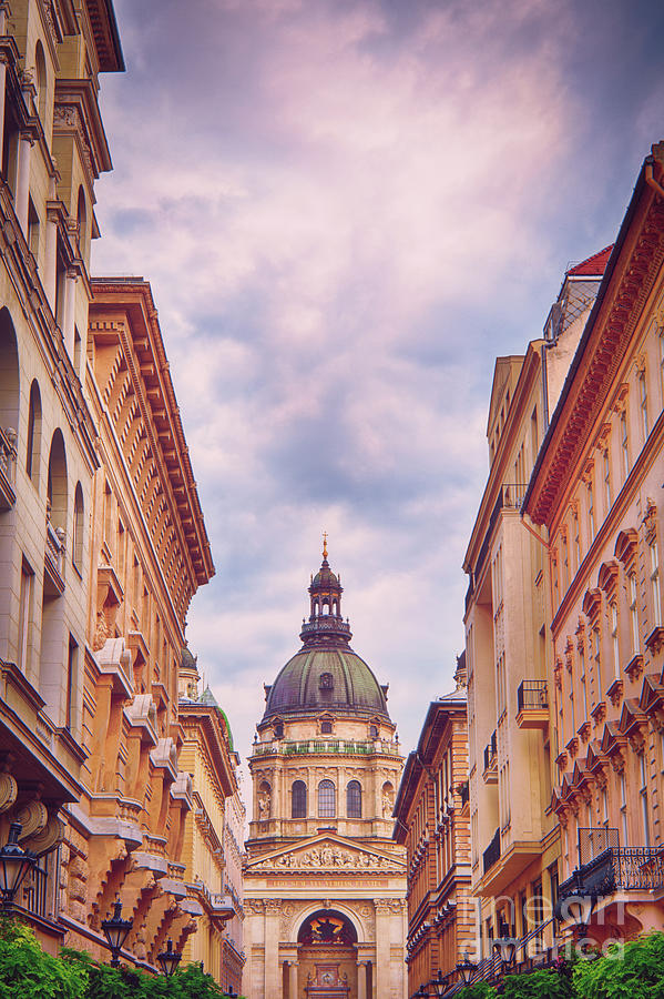 St. Stephen Basilica in Budapest on a beautiful day Photograph by Mendelex Photography