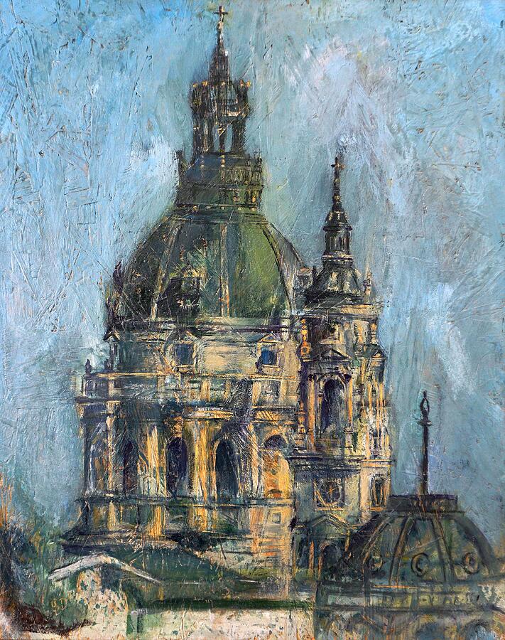Impressionism Painting - St. Stephens Basilica by Dora Stork