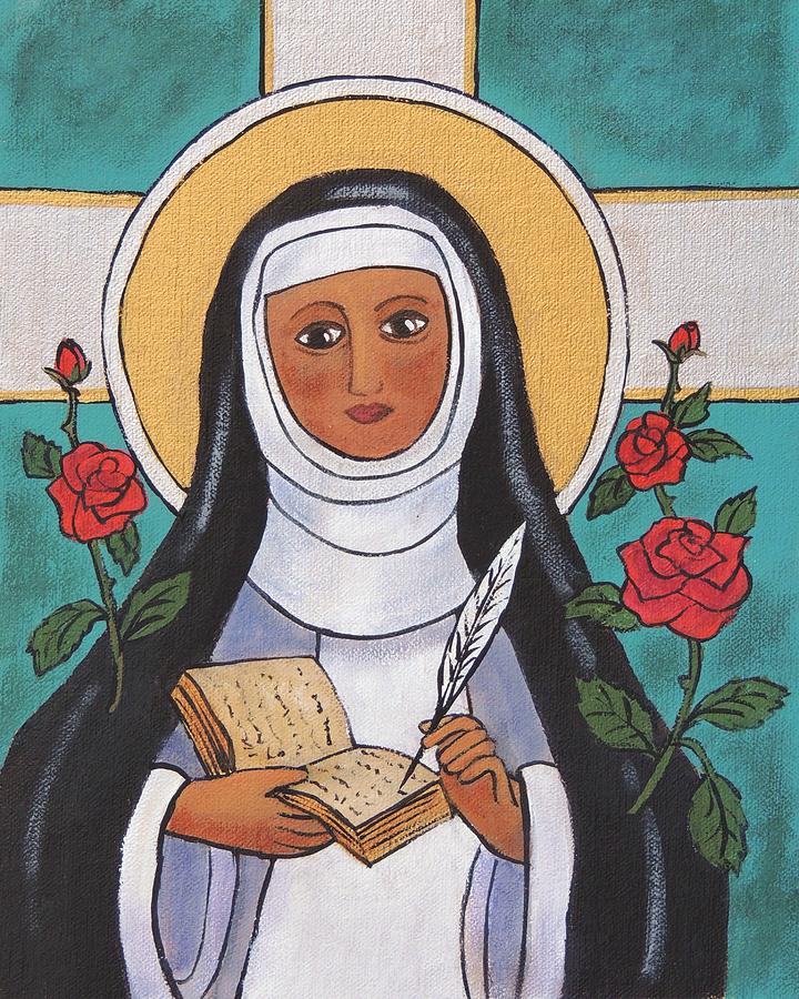 St. Teresa Painting by Candy Mayer