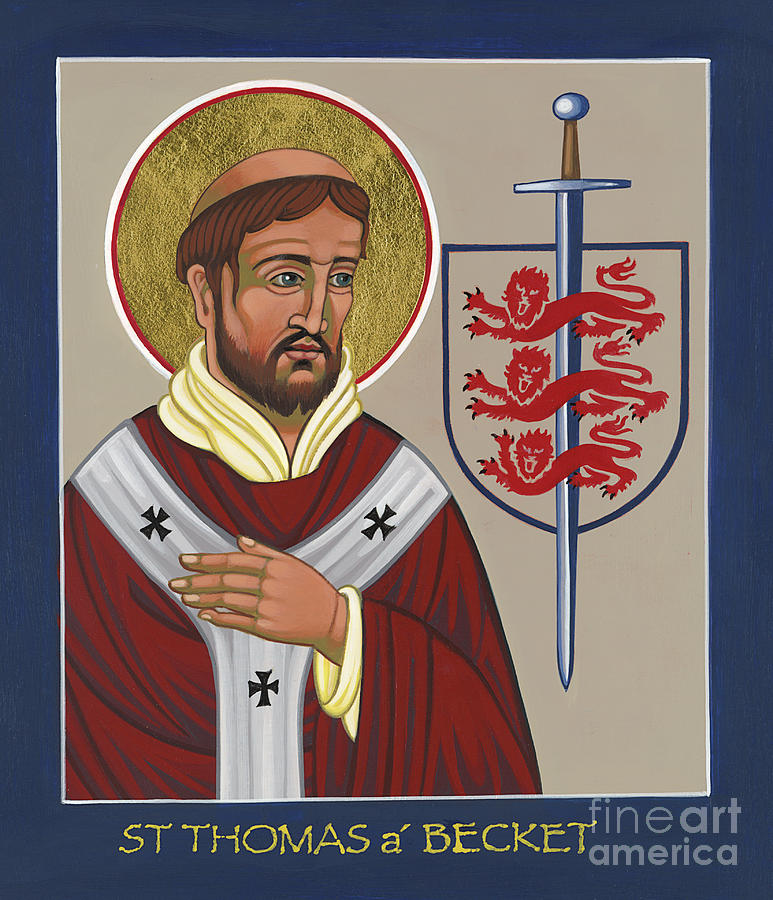 St. Thomas a Becket Painting by William Hart McNichols
