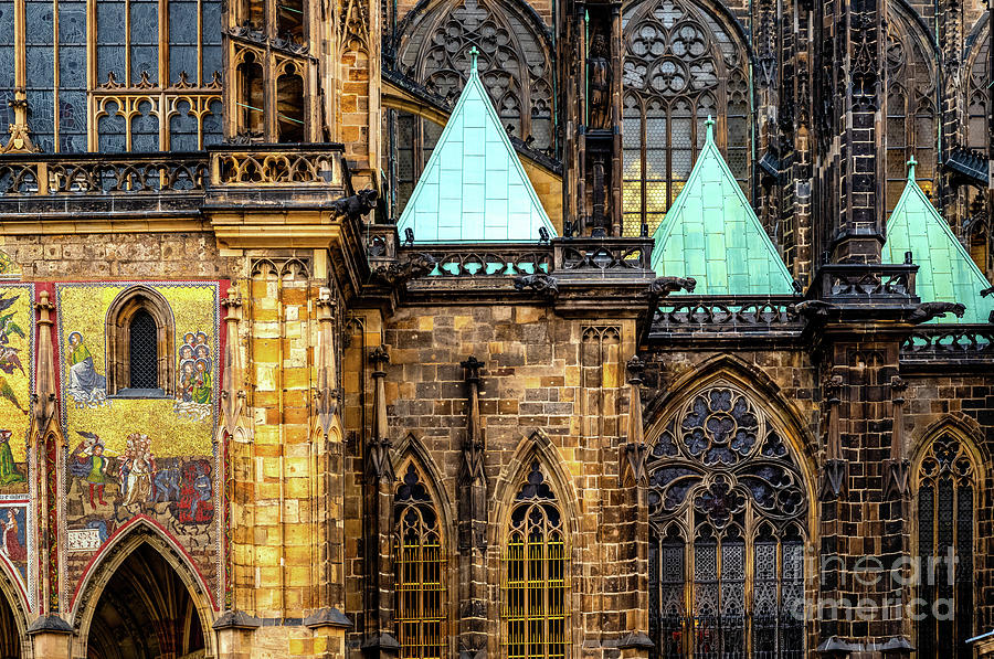 Prague St Vitus Cathedral 4 Photograph by M G Whittingham
