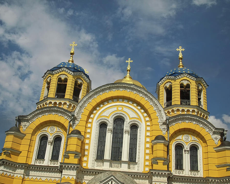 St Volodymyrs Cathedral Photograph by Scott Olsen