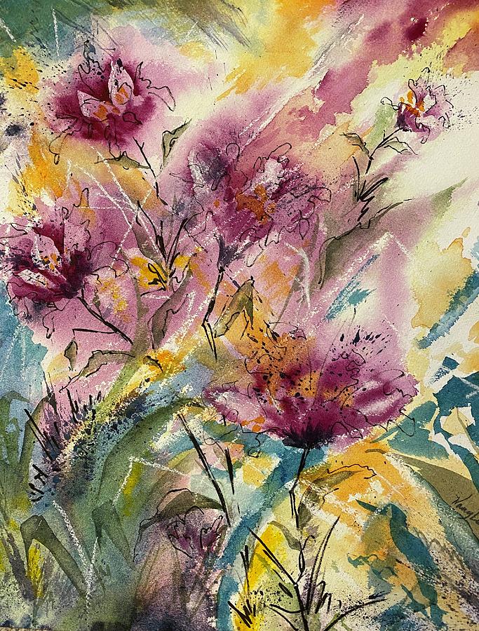 Staccato Painting by Nancy Lake Watercolor