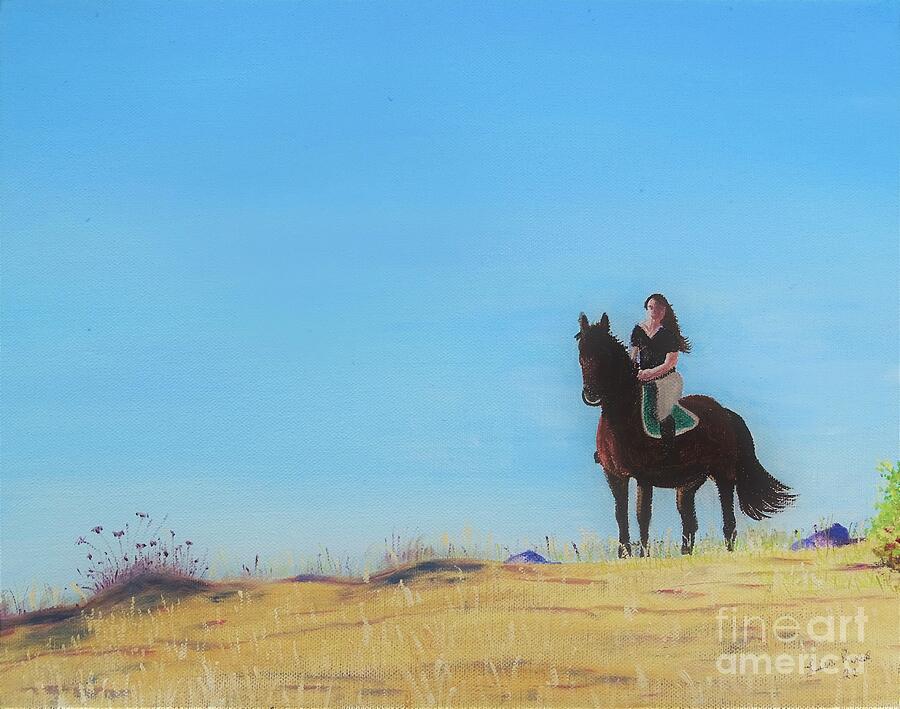 Stacey and Sahara Painting by Lisa Rose Musselwhite