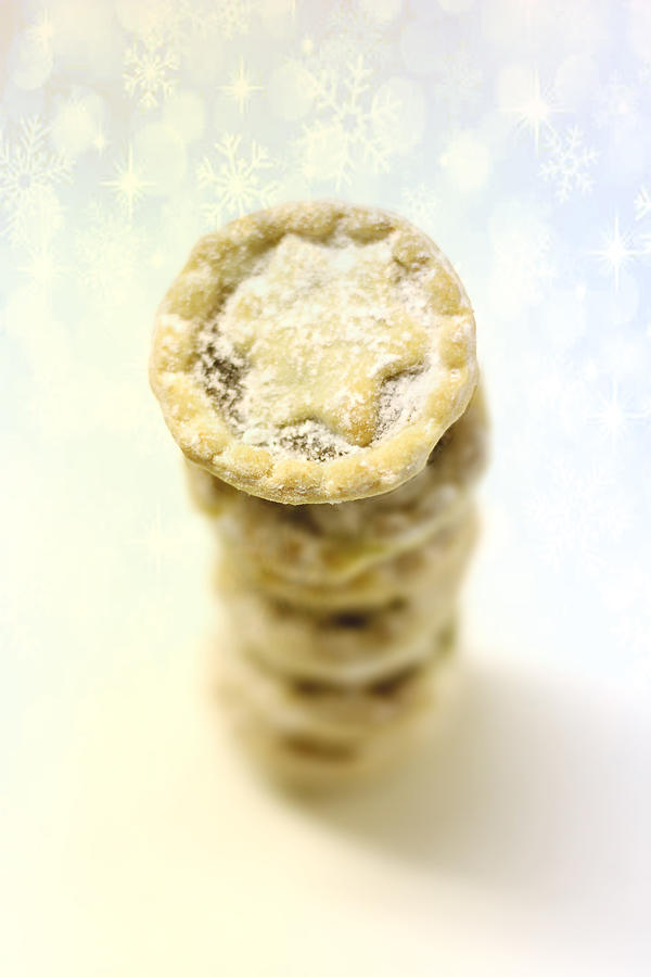 Stack of mince pies Photograph by Gregoria Gregoriou Crowe fine art and creative photography.