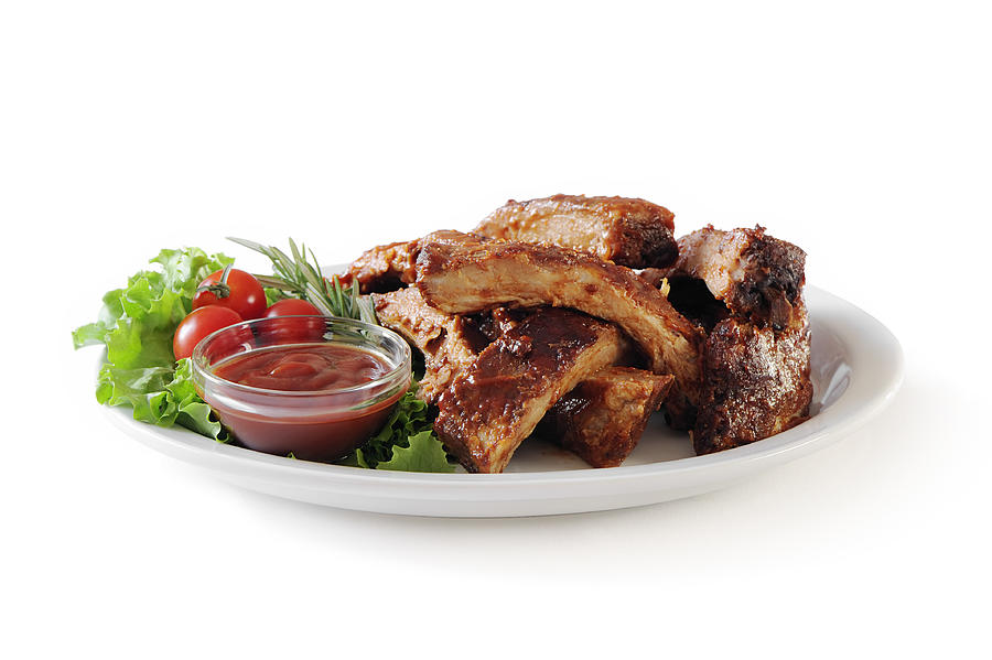 Stack of pork ribs Photograph by EasyBuy4u