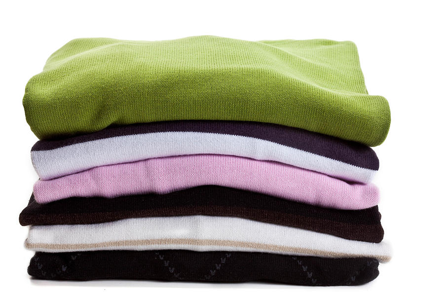Stack Of Sweaters Photograph by Alle12