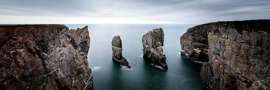 Stack Rocks Castlemartin Pembrokeshire Cliffs Wales Photograph by Sonny Ryse