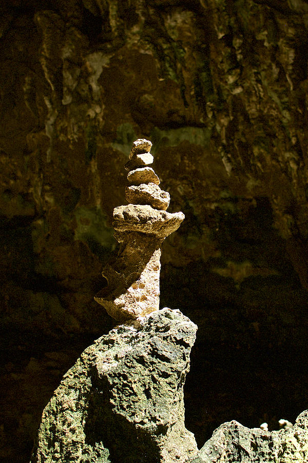 Stacked Rocks in Callao Cave, Cagayan Photograph by Photography by Jeremy Villasis. Philippines.